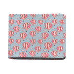 Floral Air Balloon Pattern Print Bifold Wallet