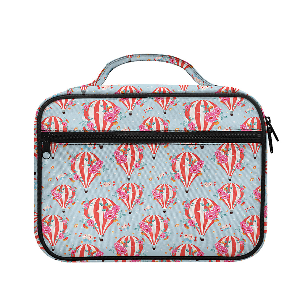 Floral Air Balloon Pattern Print Briefcase Bible Bag
