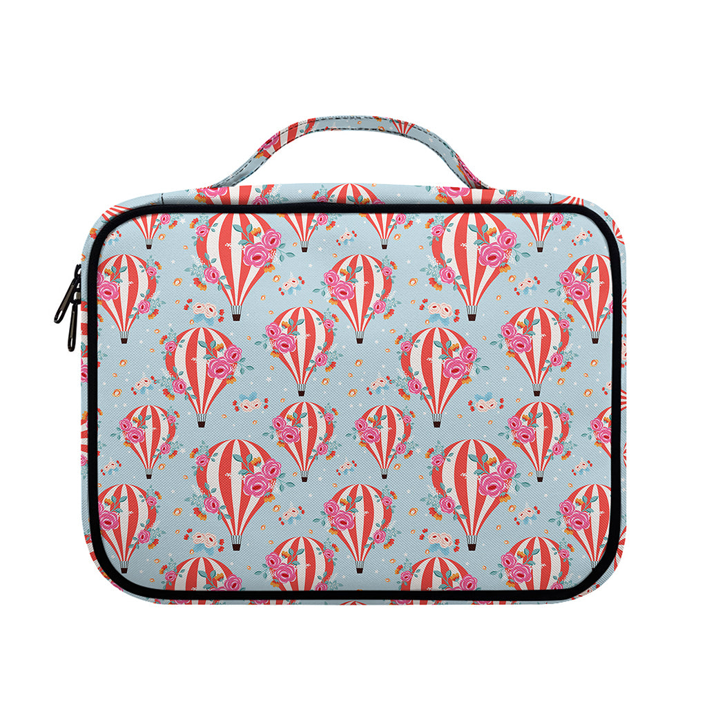 Floral Air Balloon Pattern Print Briefcase Bible Bag
