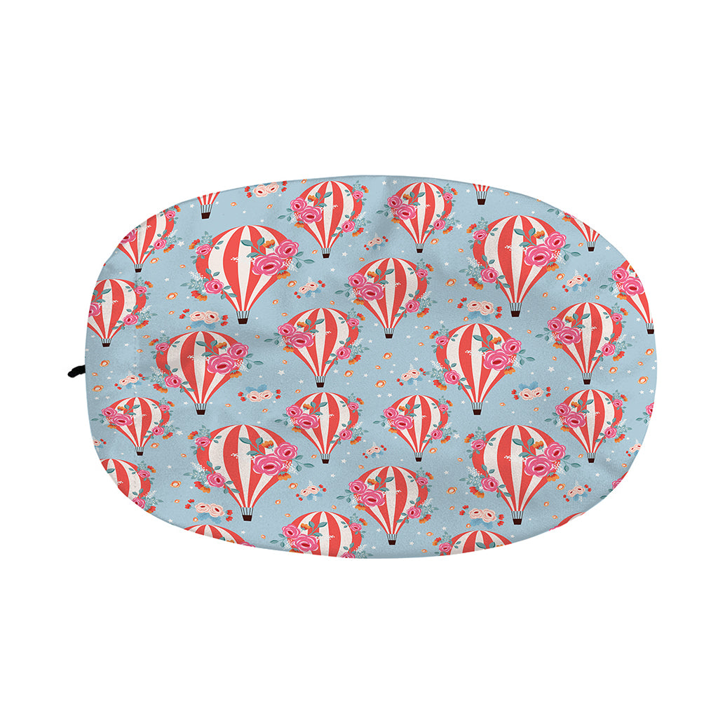 Floral Air Balloon Pattern Print Car Side Mirror Covers