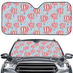 Floral Air Balloon Pattern Print Car Windshield Sun Shade