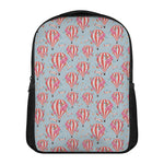 Floral Air Balloon Pattern Print Casual Backpack