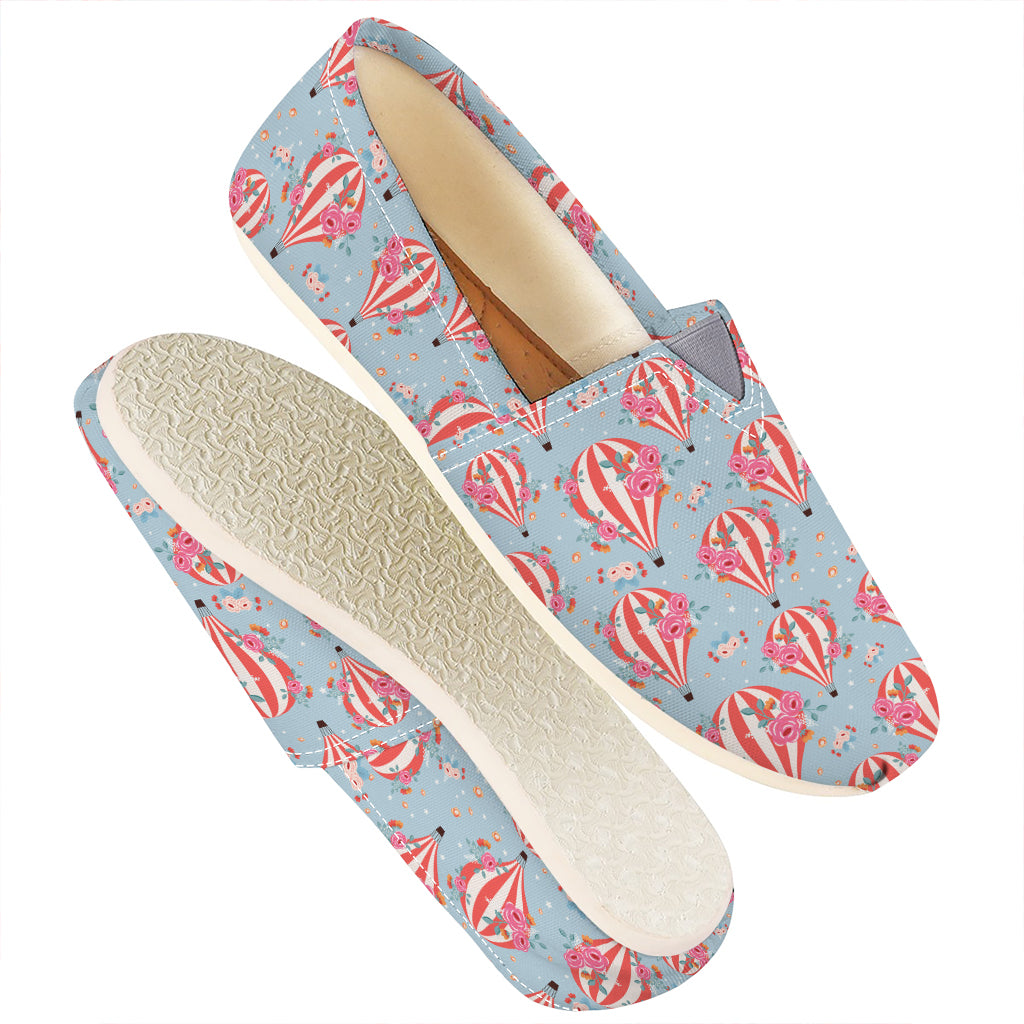 Floral Air Balloon Pattern Print Casual Shoes