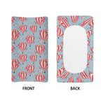 Floral Air Balloon Pattern Print Changing Pad Cover