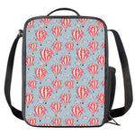 Floral Air Balloon Pattern Print Crossbody Lunch Bag