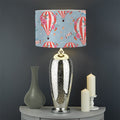 Floral Air Balloon Pattern Print Drum Lamp Shade