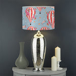 Floral Air Balloon Pattern Print Drum Lamp Shade