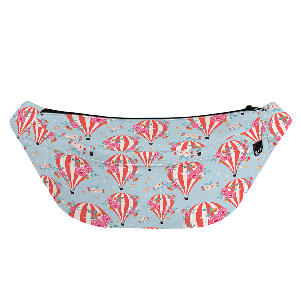 Floral Air Balloon Pattern Print Fanny Pack