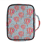 Floral Air Balloon Pattern Print Front Pocket Bible Bag