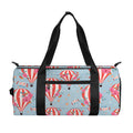 Floral Air Balloon Pattern Print Gym Bag