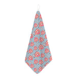 Floral Air Balloon Pattern Print Hand Towel
