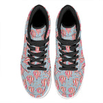 Floral Air Balloon Pattern Print High Top Leather Sneakers