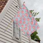 Floral Air Balloon Pattern Print House Flag