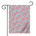 Floral Air Balloon Pattern Print House Flag
