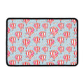 Floral Air Balloon Pattern Print Kitchen Mat