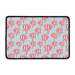 Floral Air Balloon Pattern Print Kitchen Mat