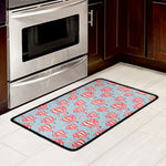 Floral Air Balloon Pattern Print Kitchen Mat