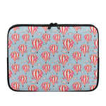 Floral Air Balloon Pattern Print Laptop Sleeve