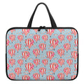 Floral Air Balloon Pattern Print Laptop Sleeve With Handle