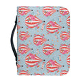 Floral Air Balloon Pattern Print Leather Bible Cover