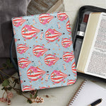 Floral Air Balloon Pattern Print Leather Bible Cover
