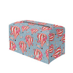 Floral Air Balloon Pattern Print Leather Tissue Box Cover