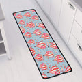 Floral Air Balloon Pattern Print Long Kitchen Mat
