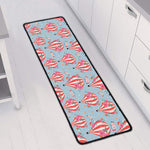 Floral Air Balloon Pattern Print Long Kitchen Mat