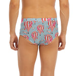 Floral Air Balloon Pattern Print Men's Briefs