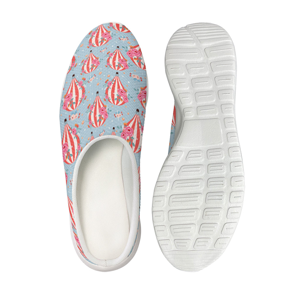 Floral Air Balloon Pattern Print Mesh Casual Shoes