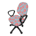 Floral Air Balloon Pattern Print Office Chair Cover