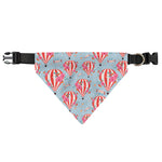 Floral Air Balloon Pattern Print Over The Collar Dog Bandana