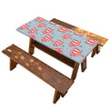 Floral Air Balloon Pattern Print Picnic Table Cover