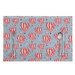 Floral Air Balloon Pattern Print Placemat