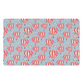 Floral Air Balloon Pattern Print Polyester Doormat