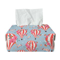Floral Air Balloon Pattern Print Rectangle Tissue Box Cover