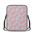 Floral Air Balloon Pattern Print Rectangular Crossbody Bag