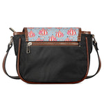 Floral Air Balloon Pattern Print Saddle Bag