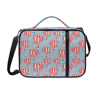 Floral Air Balloon Pattern Print Shoulder Strap Bible Bag