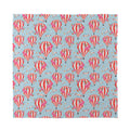 Floral Air Balloon Pattern Print Silk Bandana