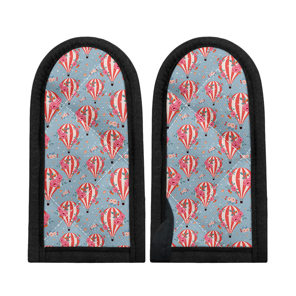 Floral Air Balloon Pattern Print Skillet Handle Cover