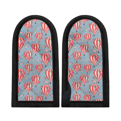 Floral Air Balloon Pattern Print Skillet Handle Cover