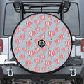 Floral Air Balloon Pattern Print Tire Cover With Camera Hole