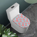 Floral Air Balloon Pattern Print Toilet Lid Cover