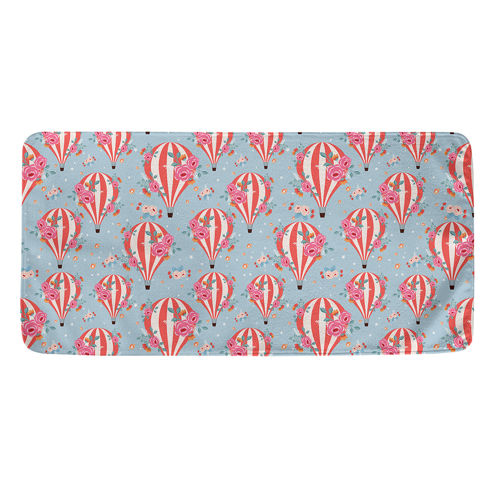 Floral Air Balloon Pattern Print Towel