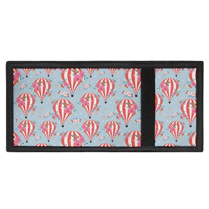 Floral Air Balloon Pattern Print Trifold Wallet