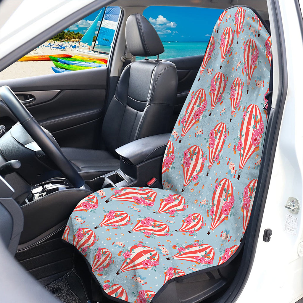 Floral Air Balloon Pattern Print Waterproof Car Seat Cover