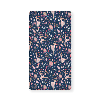 Floral Ballet Pattern Print Baby Crib Sheet