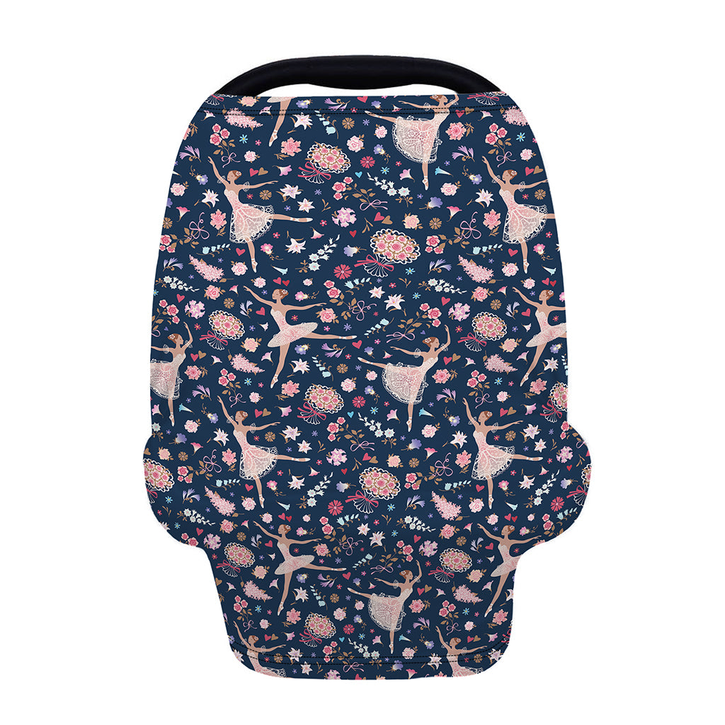 Floral Ballet Pattern Print Baby Seat Cover