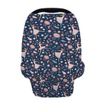 Floral Ballet Pattern Print Baby Seat Cover